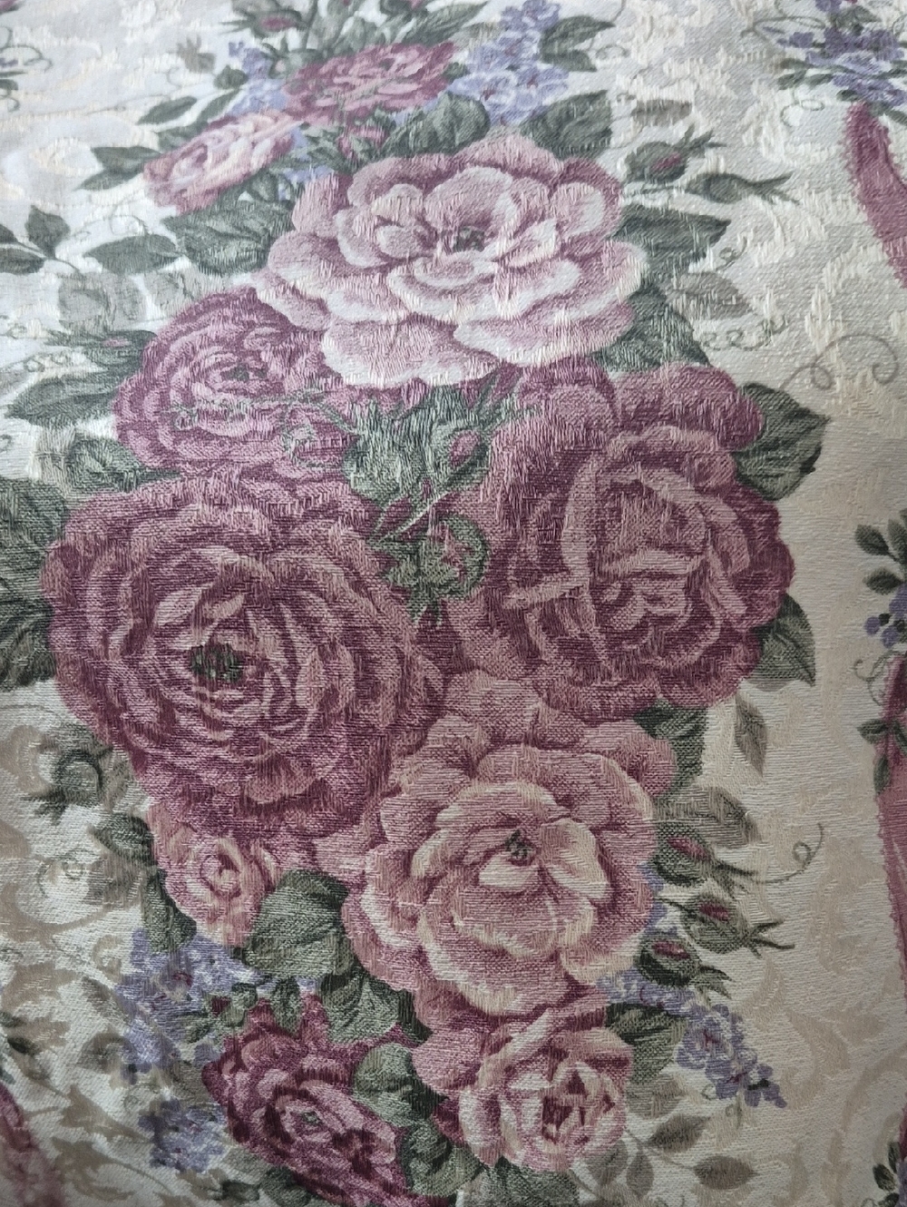 Victorian Floral Tablecloth 114 X 80
